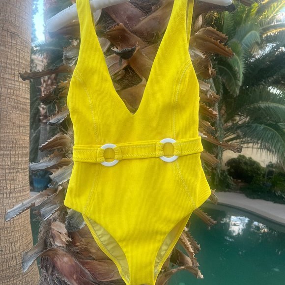 Suboo Lemon Yellow Swim Suit - Picture 1 of 5